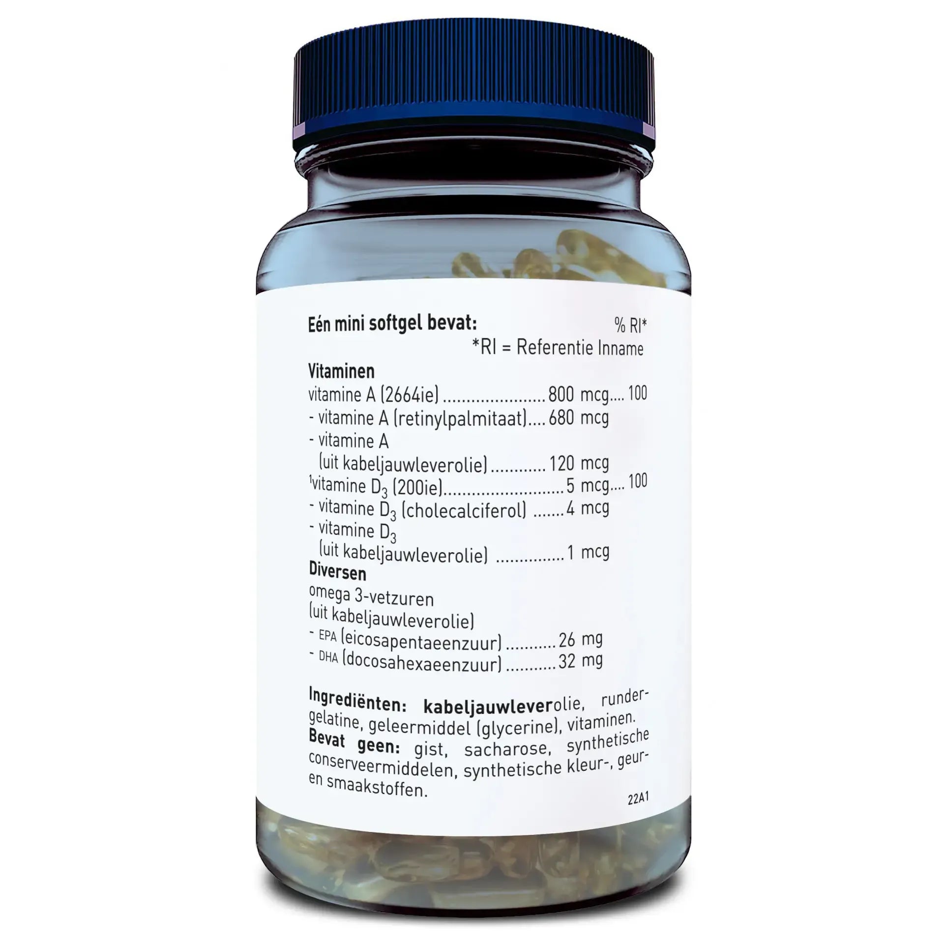 Orthica Kabeljauwleverolie 90 softgels