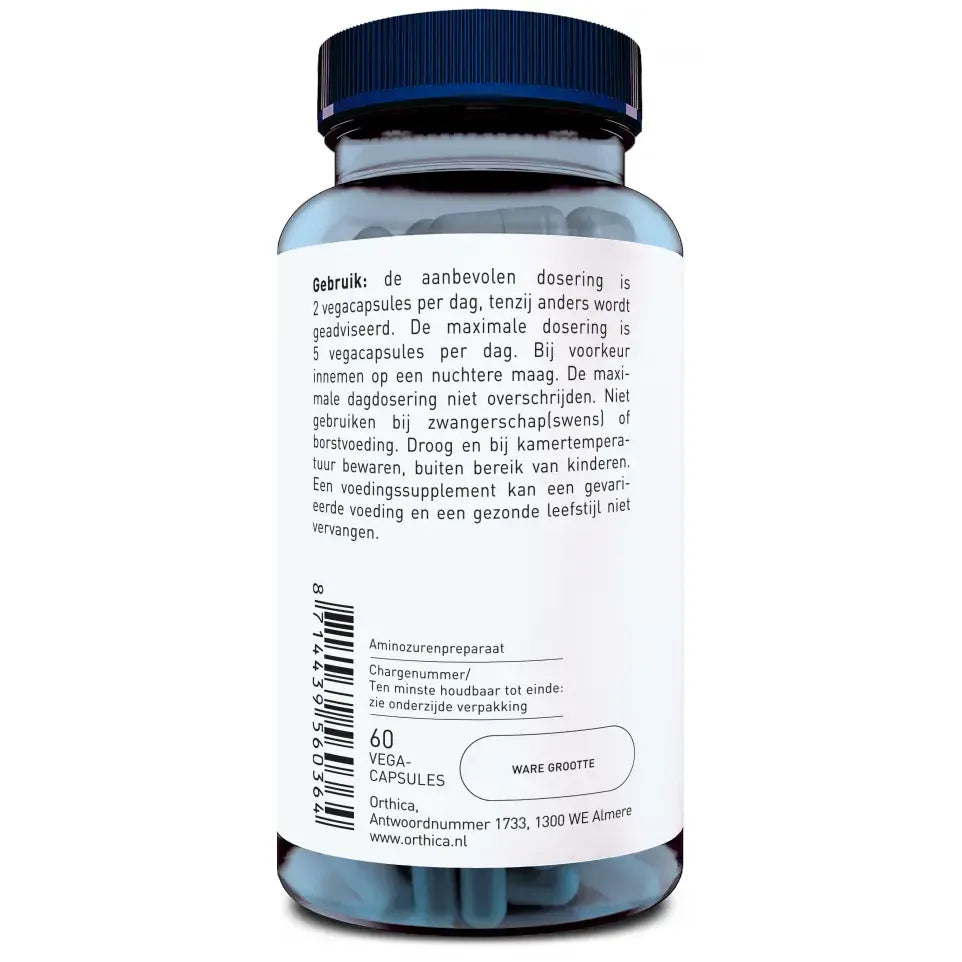Orthica L-Glutamine-500 60 vcaps