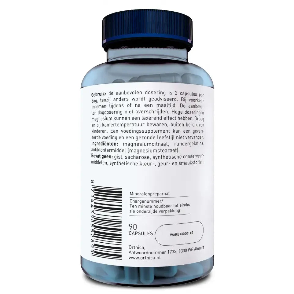 Orthica Magnesiumcitraat-125 90 capsules