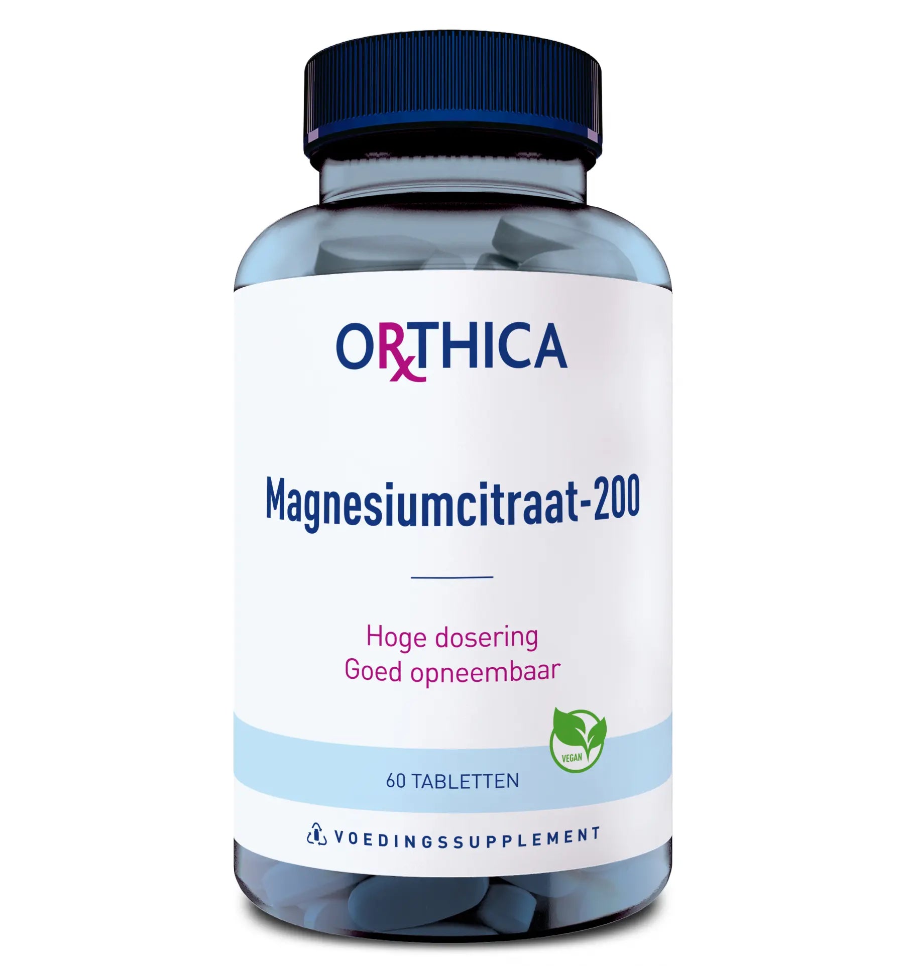 Orthica Magnesiumcitraat-200 60 tabletten (afbeelding 1)