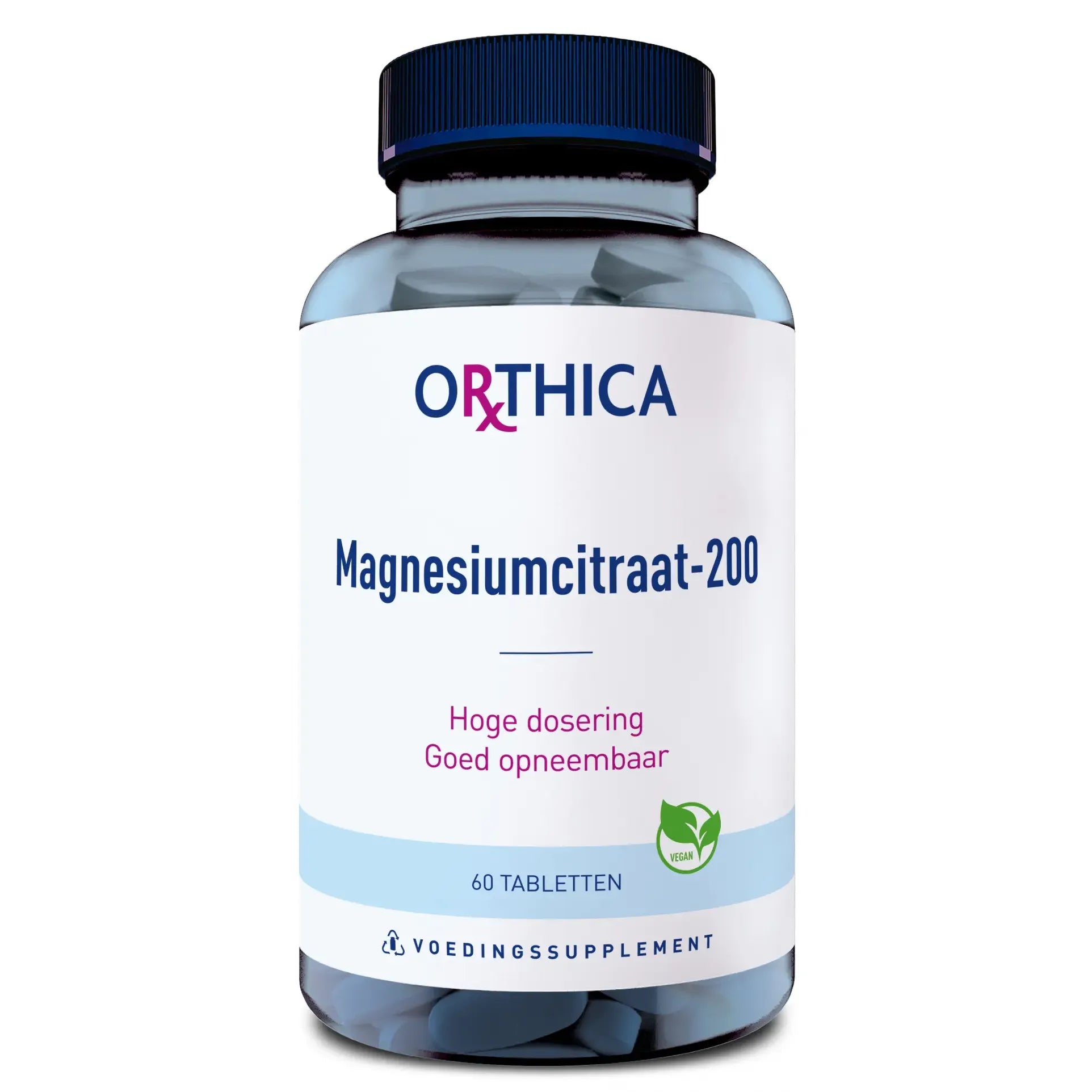 Orthica Magnesiumcitraat-200 60 tabletten (afbeelding 1)