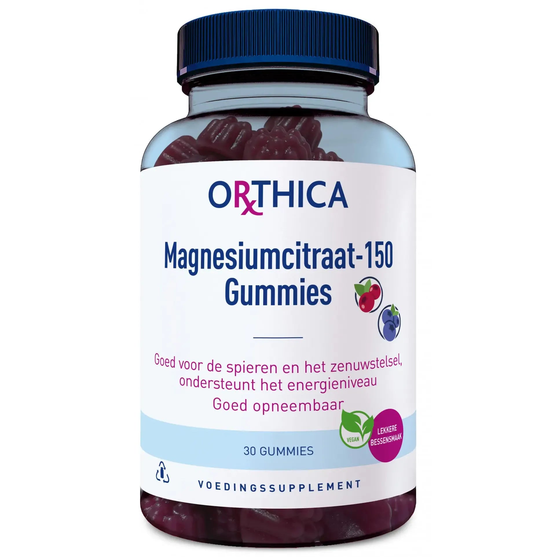 Orthica Magnesiumcitraat 150 30 gummies