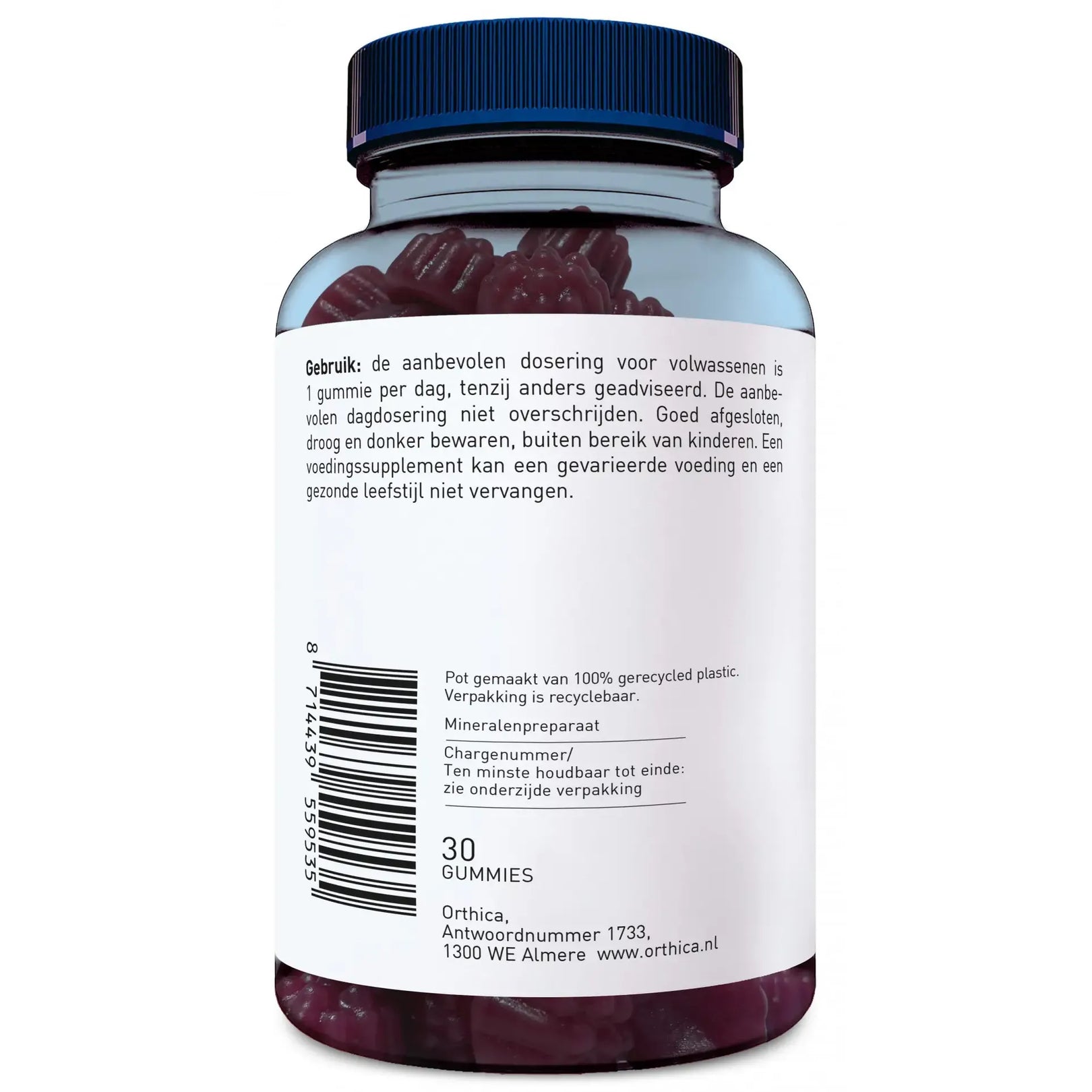 Orthica Magnesiumcitraat 150 30 gummies