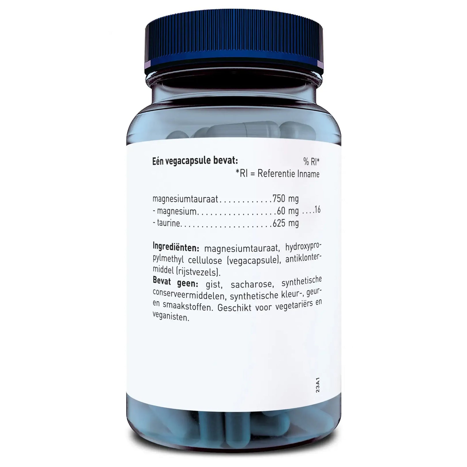 Orthica Magnesiumtauraat 60 30 vcaps (afbeelding 3)