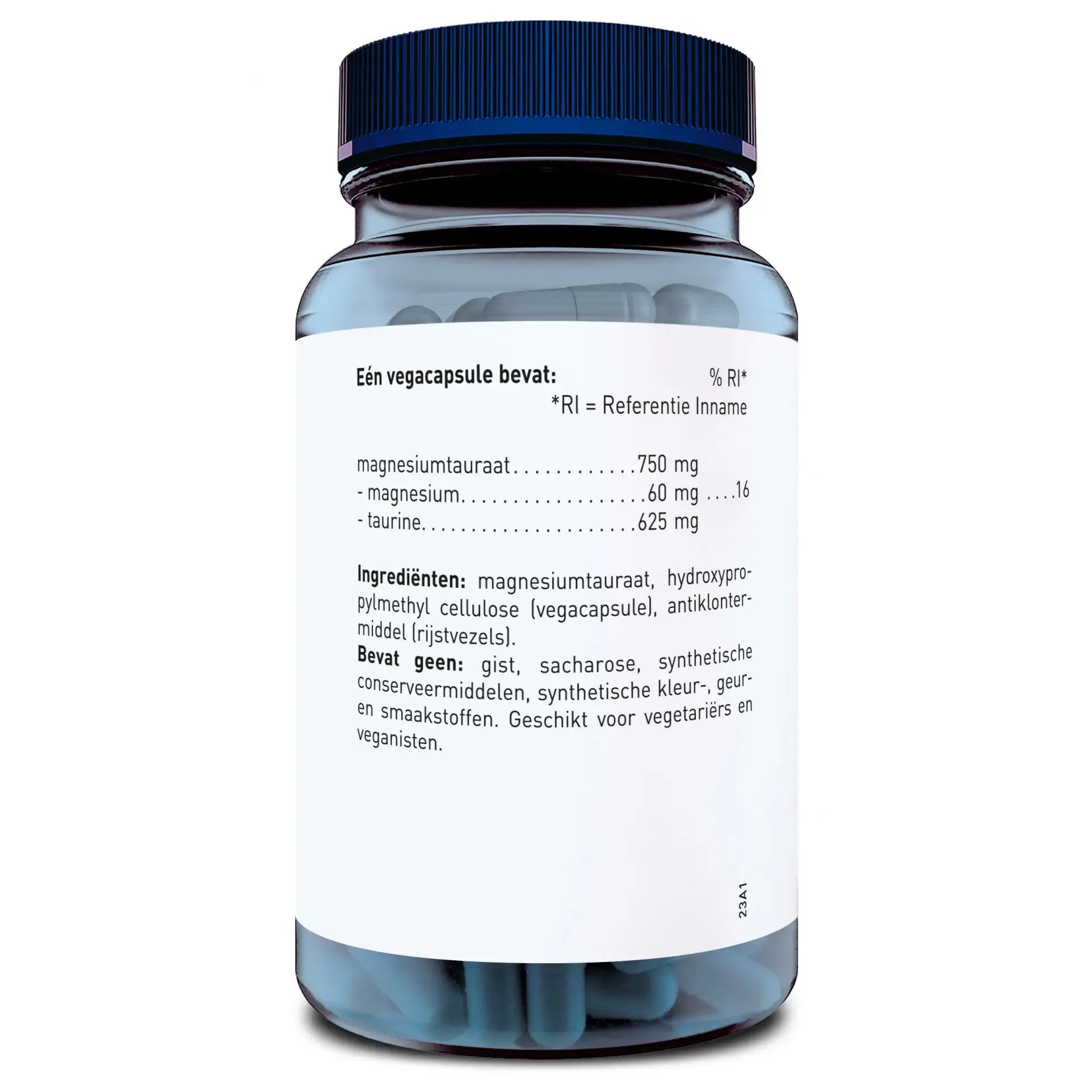 Orthica Magnesiumtauraat 60 30 vcaps (afbeelding 3)