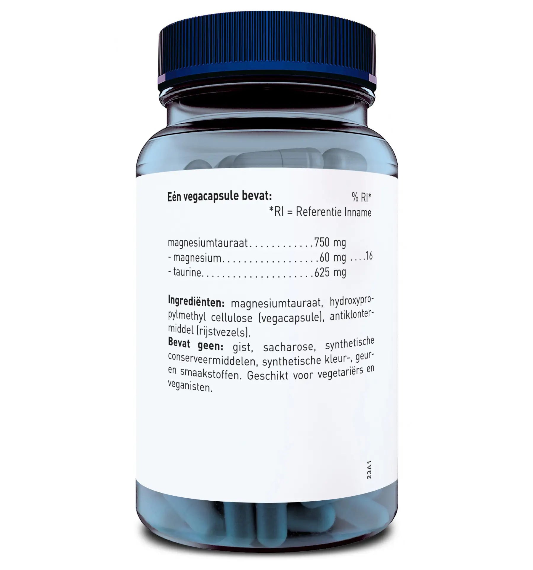 Orthica Magnesiumtauraat 60 30 vcaps (afbeelding 3)