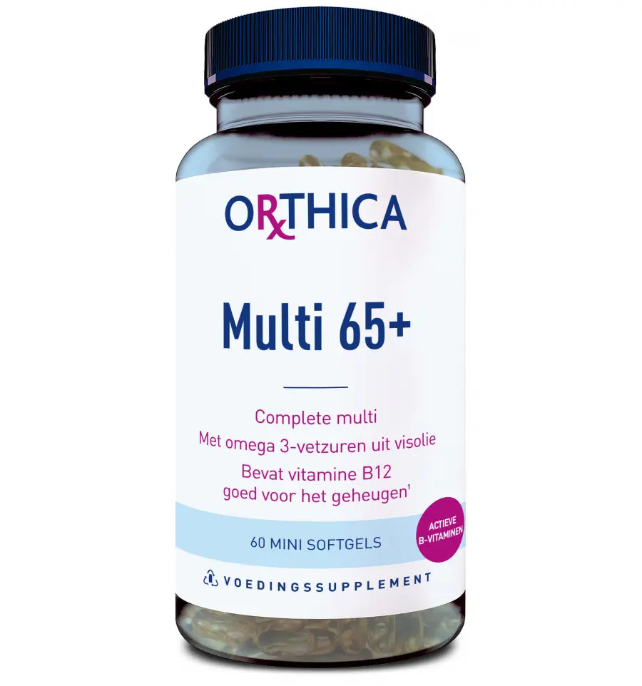 Orthica Multi 65+ 60 mini softgels (afbeelding 1)