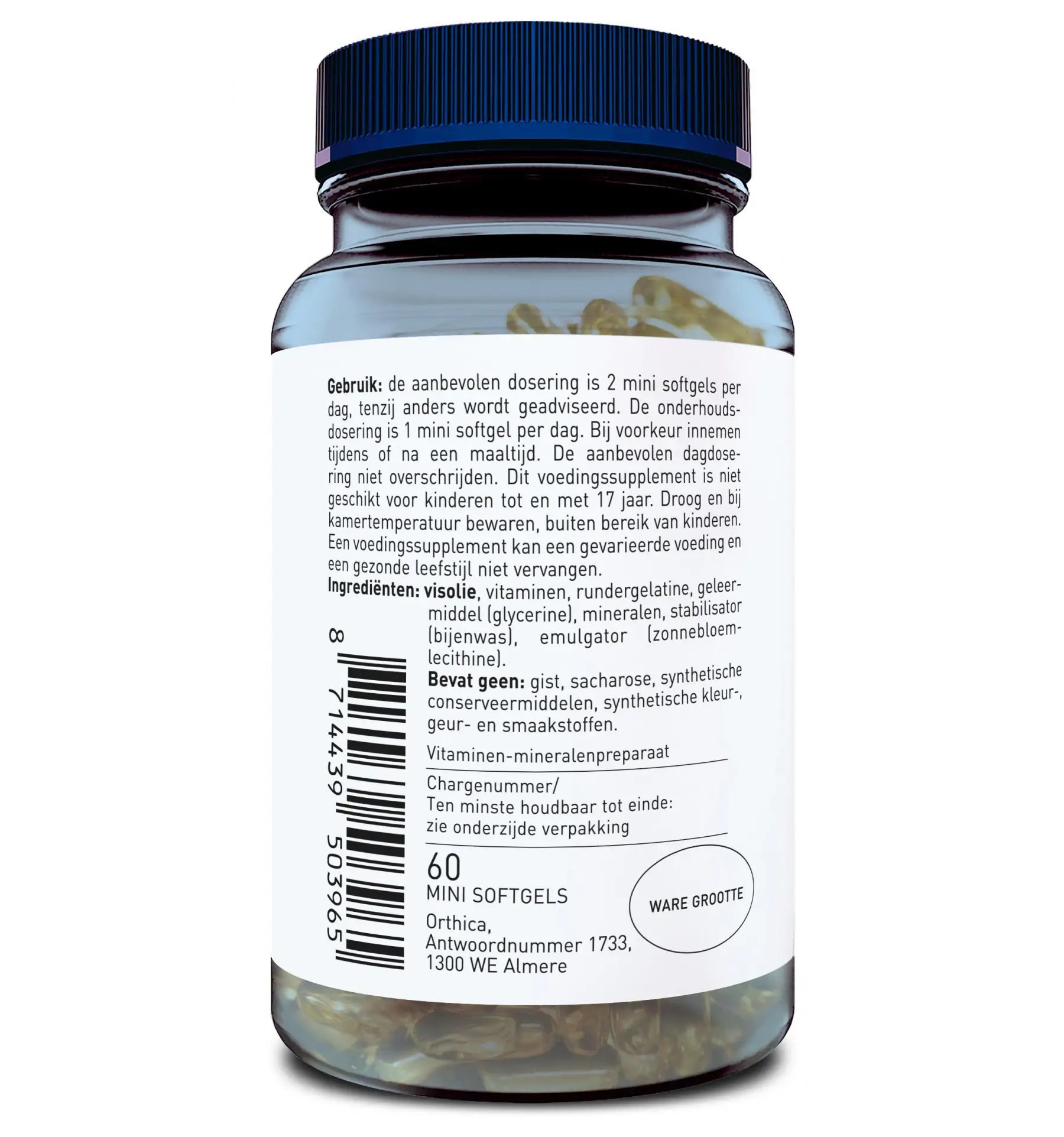 Orthica Multi energie 60 softgels (afbeelding 2)