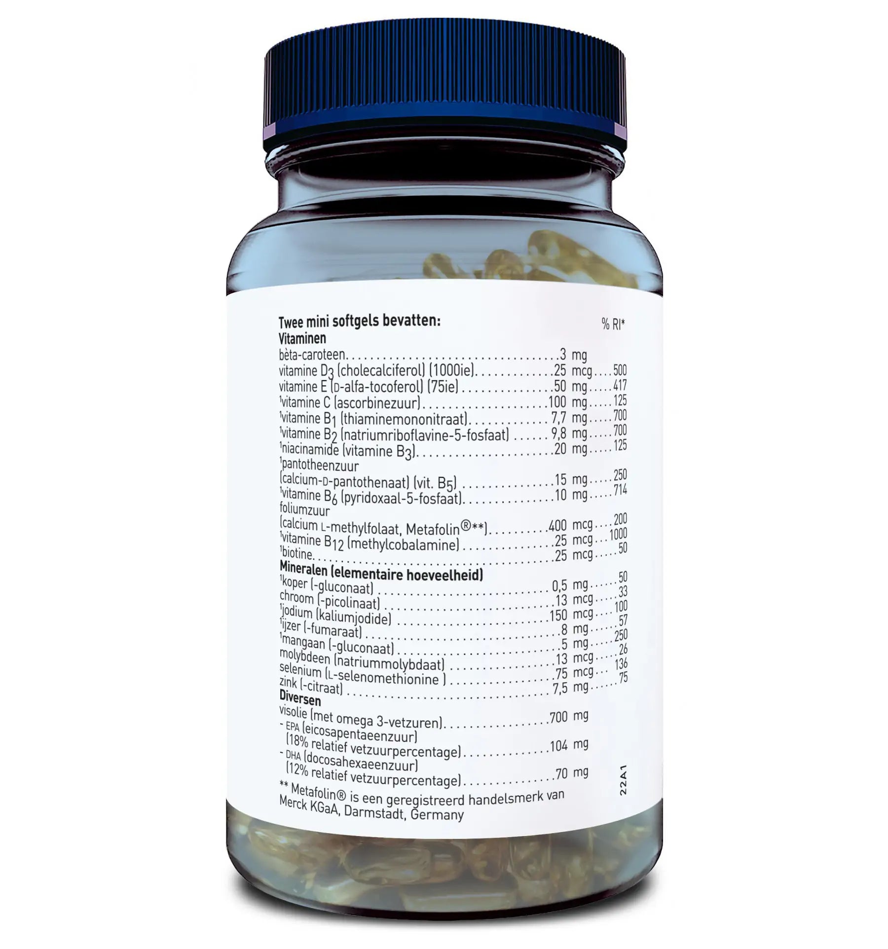 Orthica Multi energie 60 softgels (afbeelding 3)