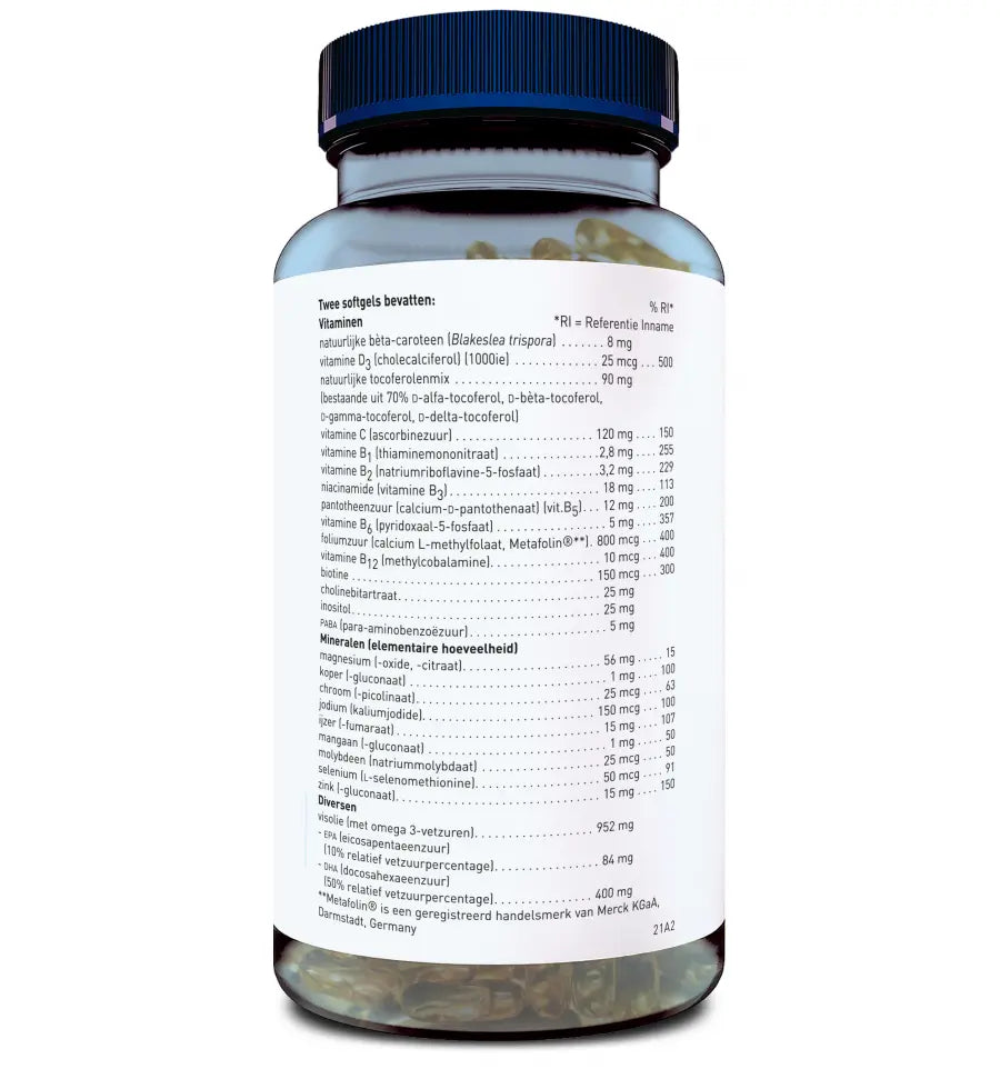 Orthica Multi Prena Fem 60 softgels (afbeelding 3)