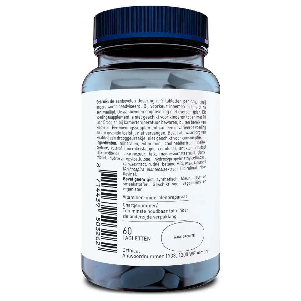 Orthica Multi Vegan 60 tabletten