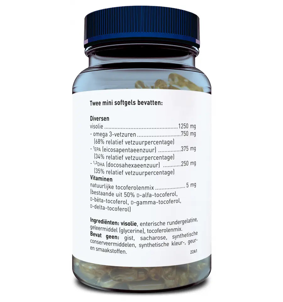 Orthica omega 3-375 60 mini softgels (afbeelding 3)