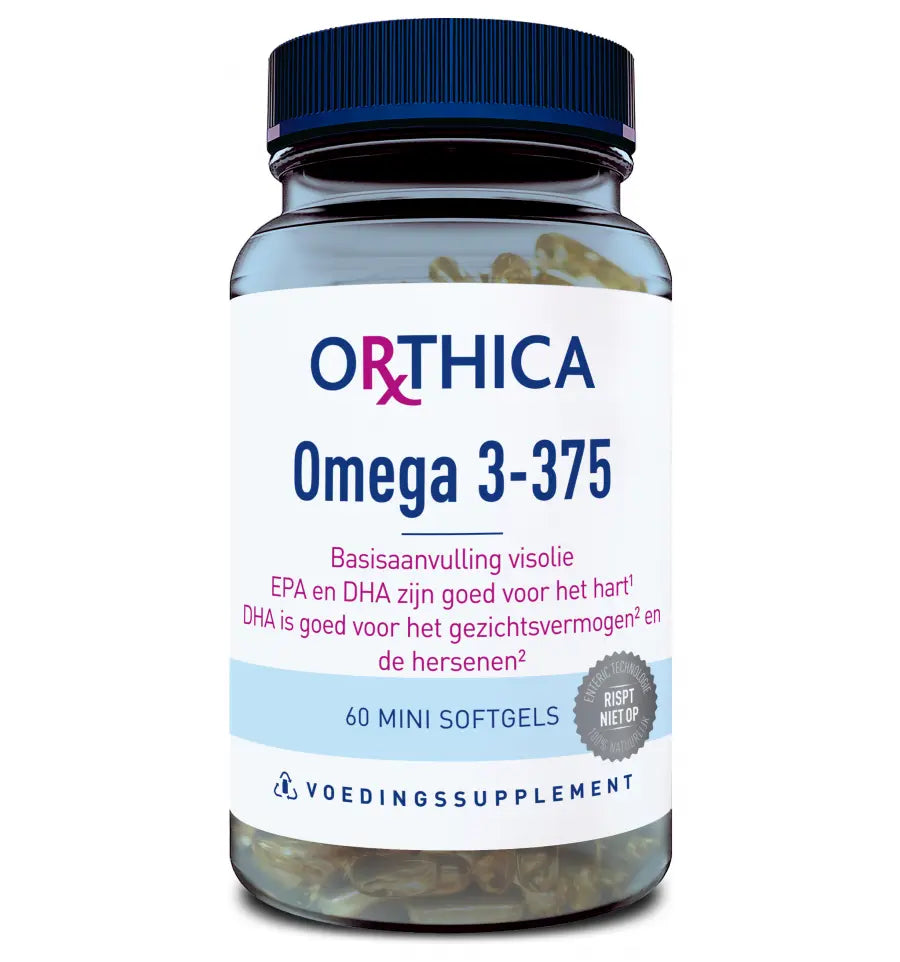 Orthica omega 3-375 60 mini softgels (afbeelding 1)