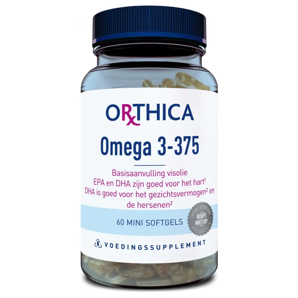 Orthica omega 3-375 60 mini softgels (afbeelding 1)