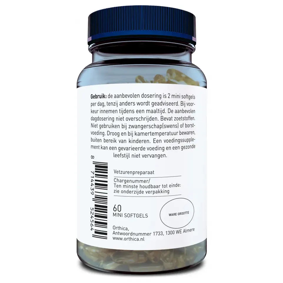 Orthica Omega 3 Krillolie 60 mini softgels