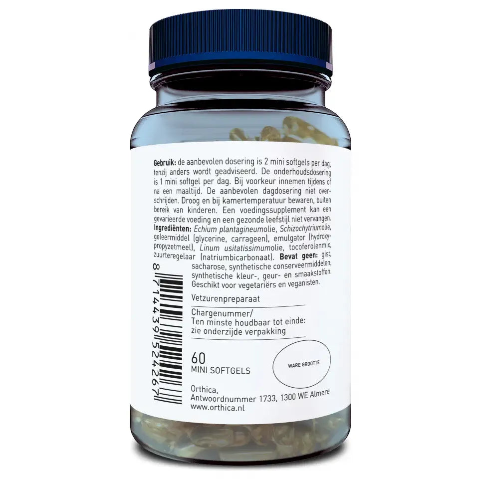 Orthica Omega-3 Vegan 60 mini softgels