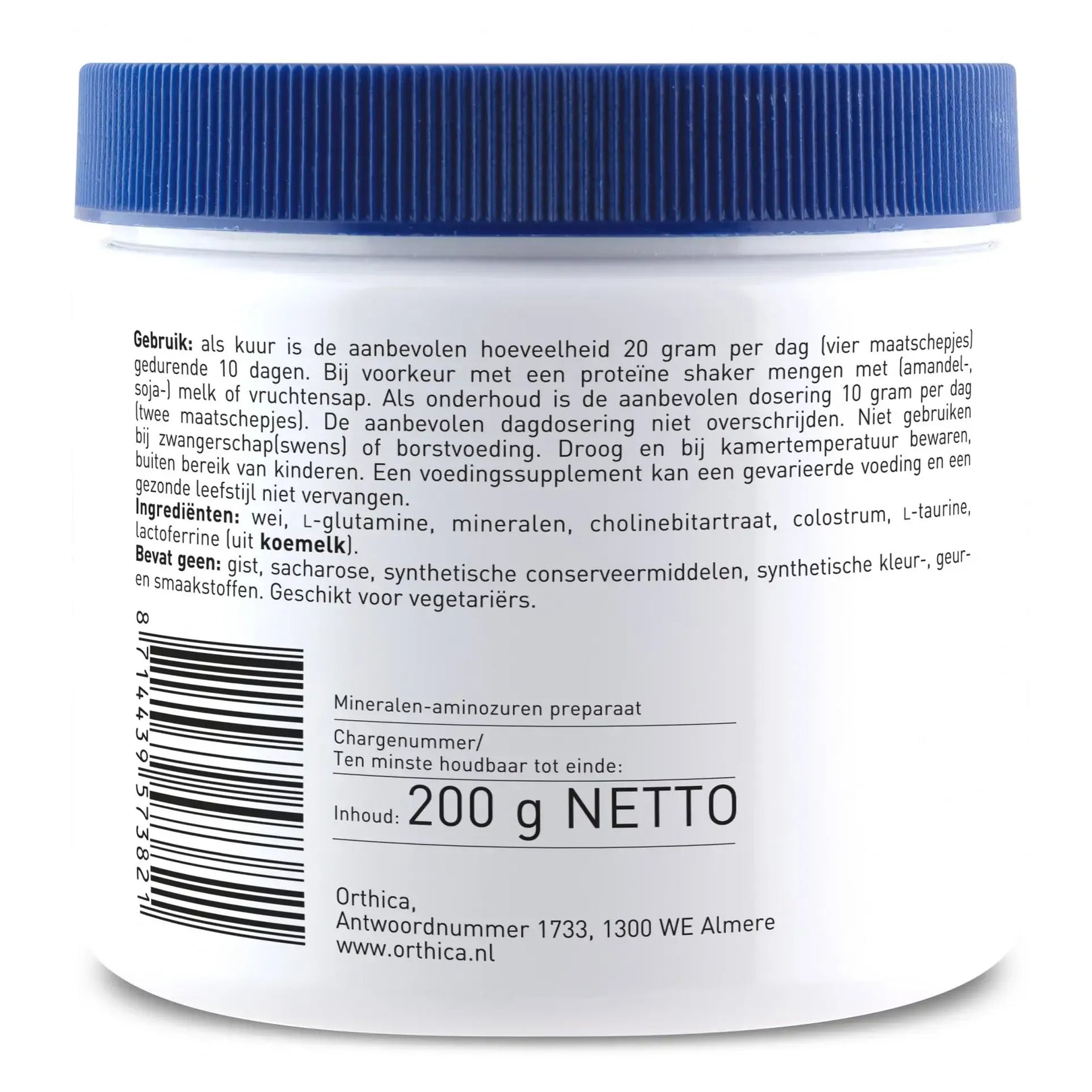 Orthica Orthi Mucos 200 gram poeder