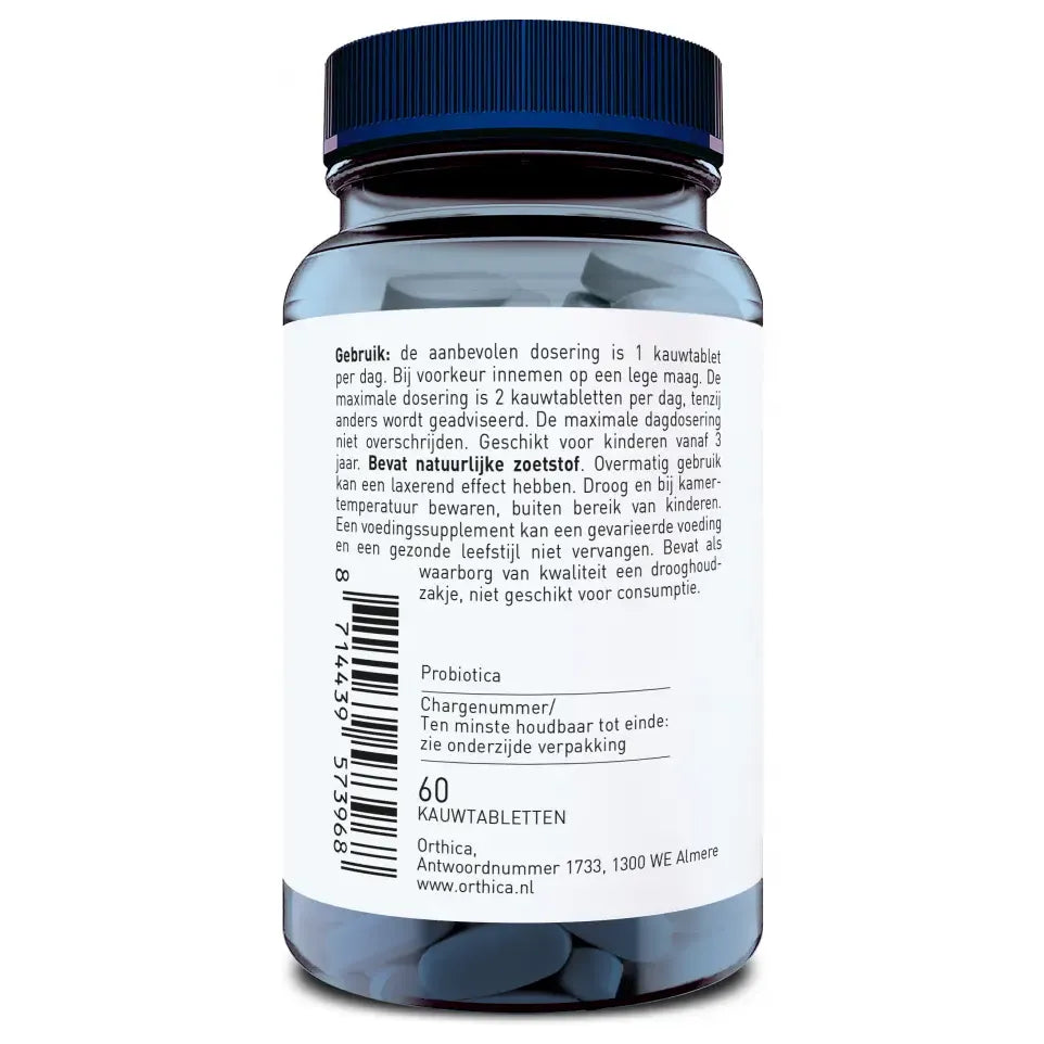 Orthica Orthiflor Kauw 60 kauwtabletten