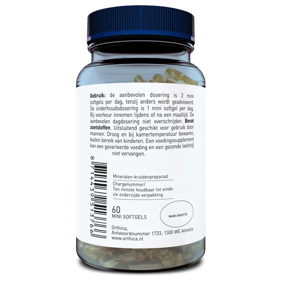 Orthica Prostaat Support 60 mini softgels