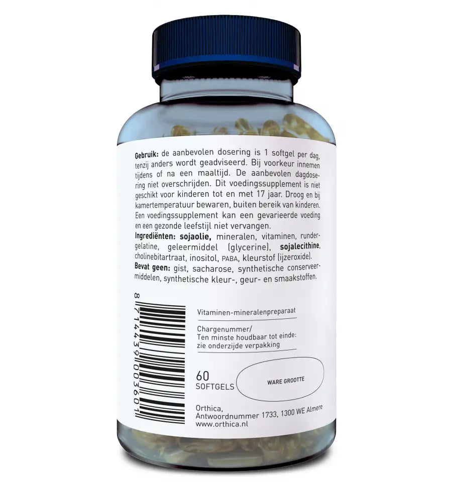 Orthica Soft Multi 60 softgels (afbeelding 2)