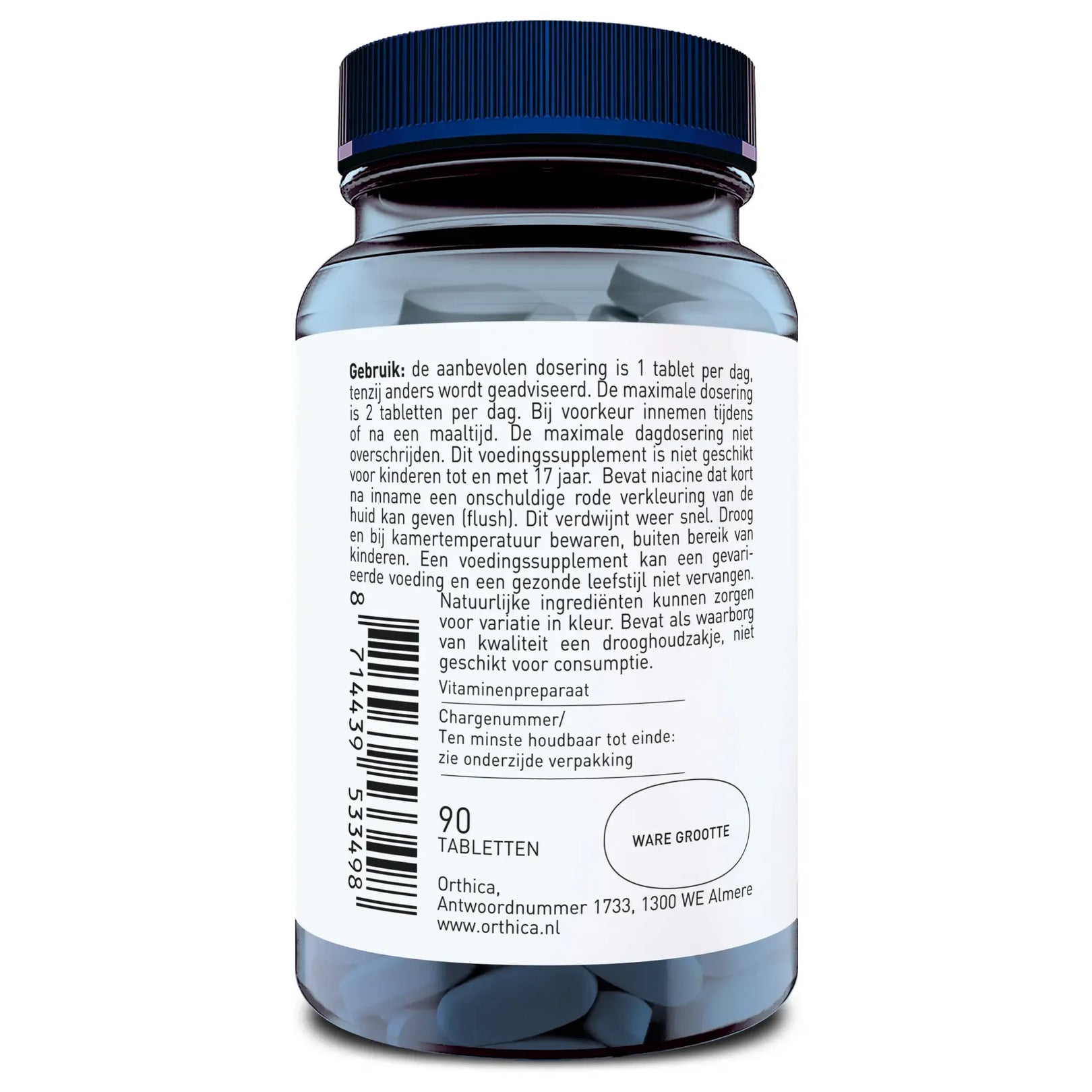 Orthica Stress B-complex 90 tabletten (afbeelding 2)