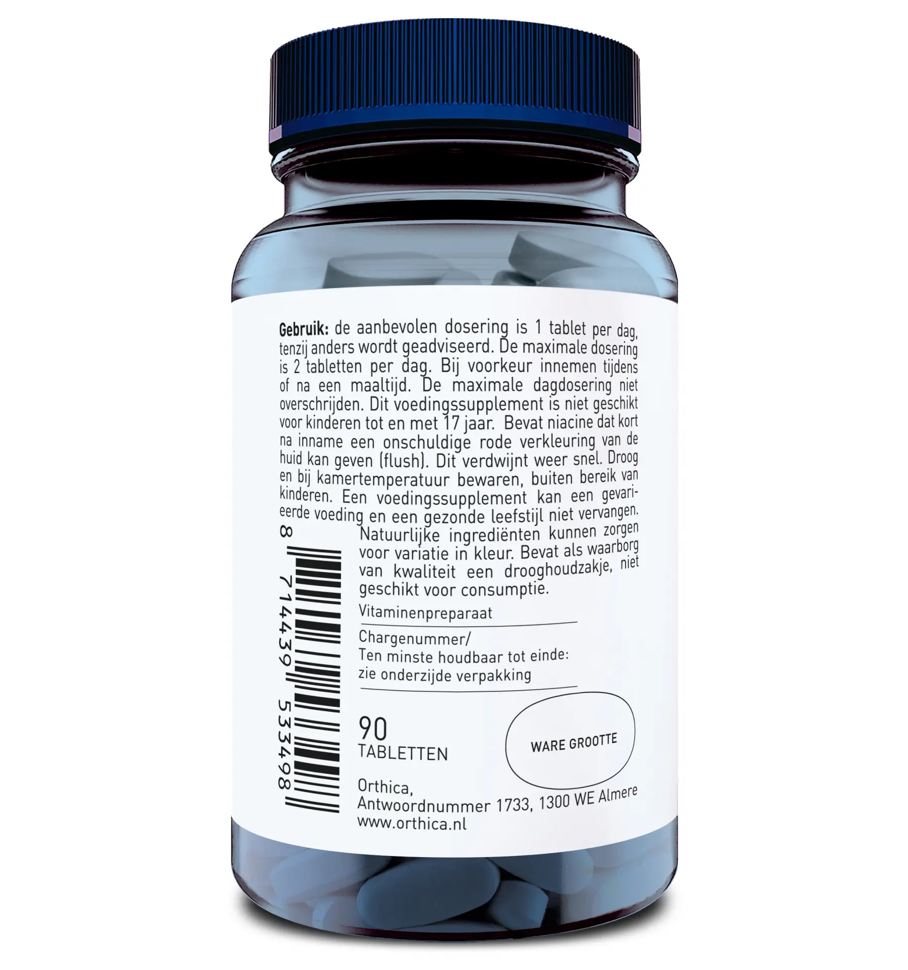 Orthica Stress B-complex 90 tabletten (afbeelding 2)