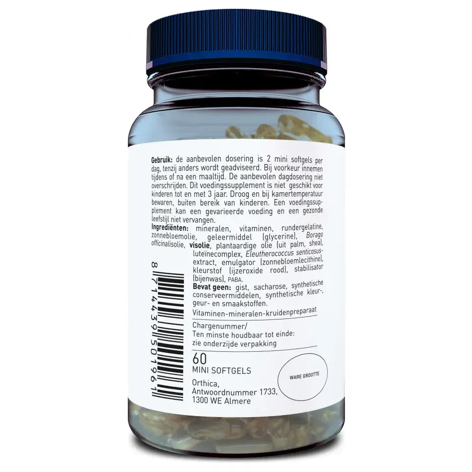 Orthica Teener Multi 60 softgels (afbeelding 2)