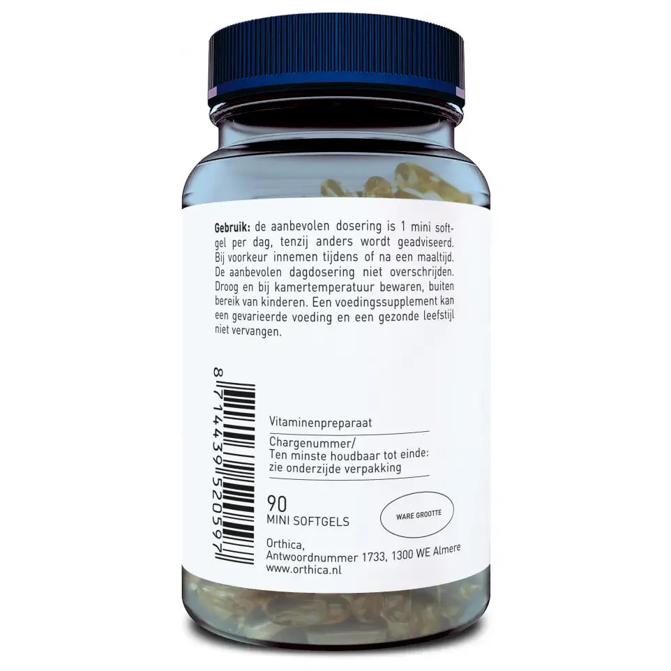 Orthica E-200 90 mini softgels