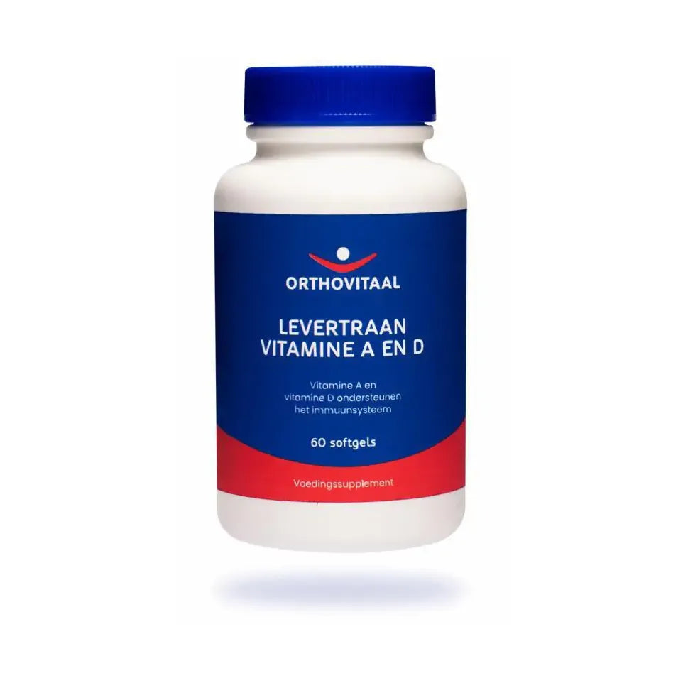 Orthovitaal Levertraan Vitamine A en D 60 softgels