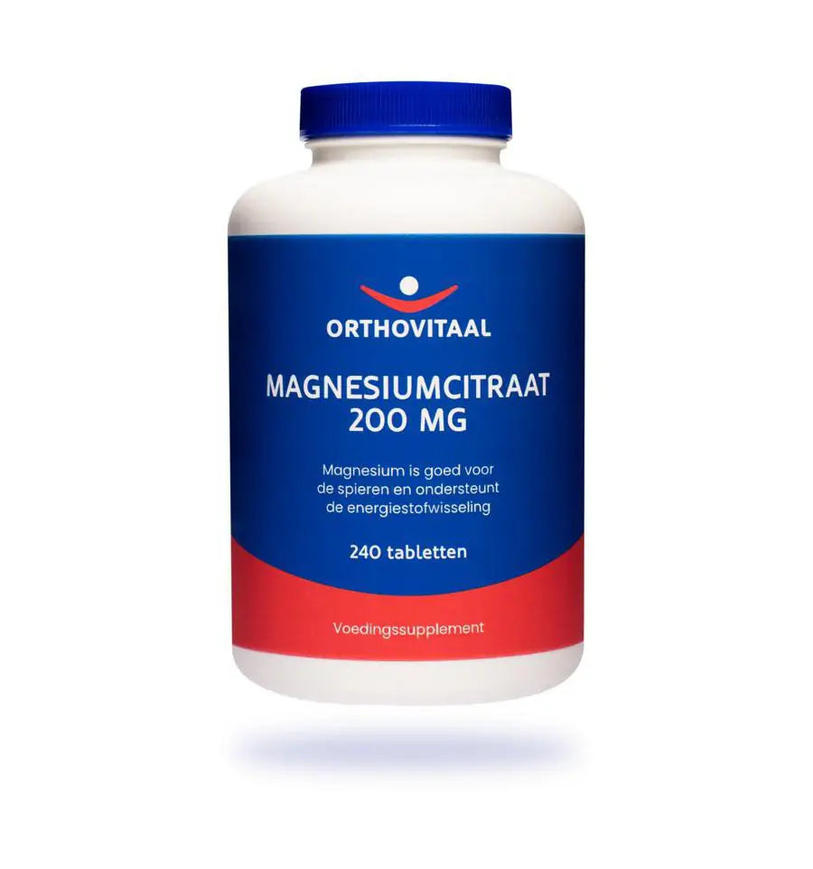 Orthovitaal Magnesium citraat 200 mg 240 tabletten
