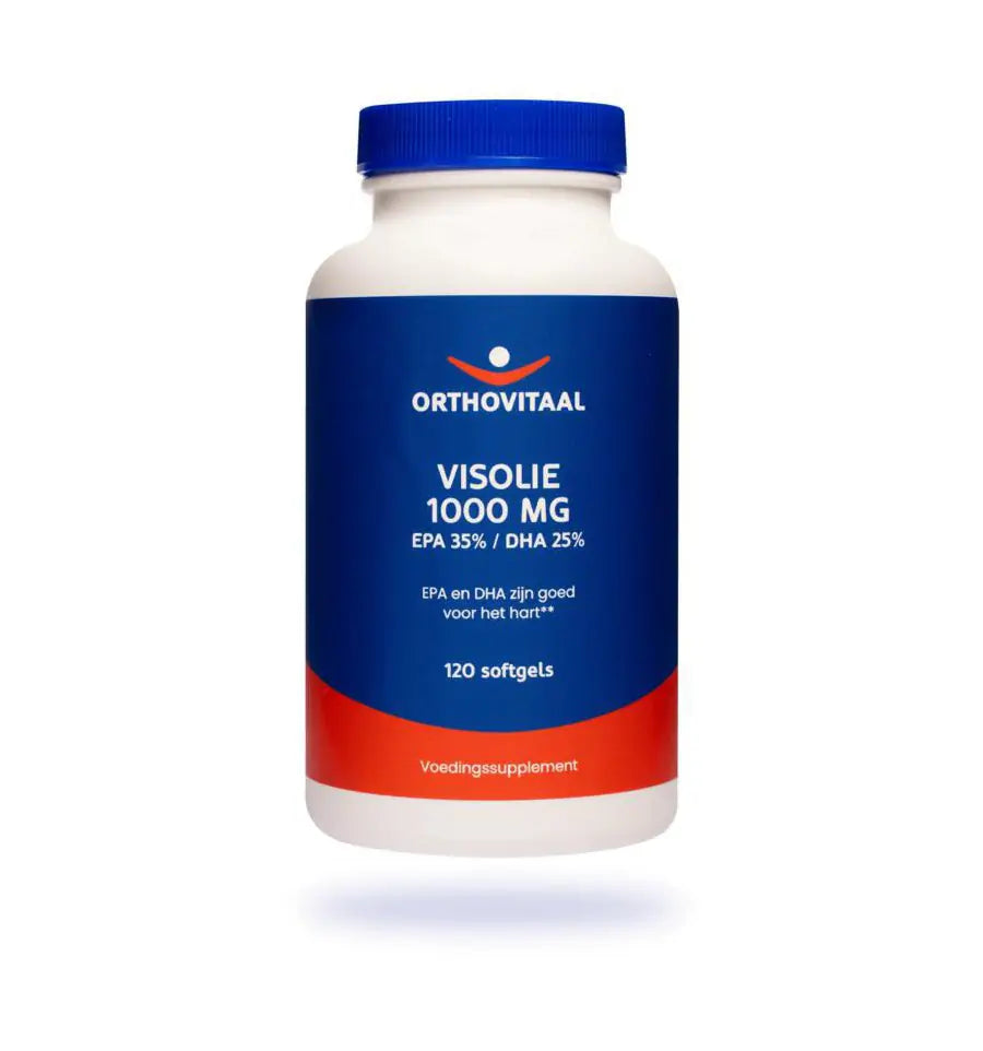 Orthovitaal Visolie 1000 mg EPA 35%/DHA 25% 120 softgels