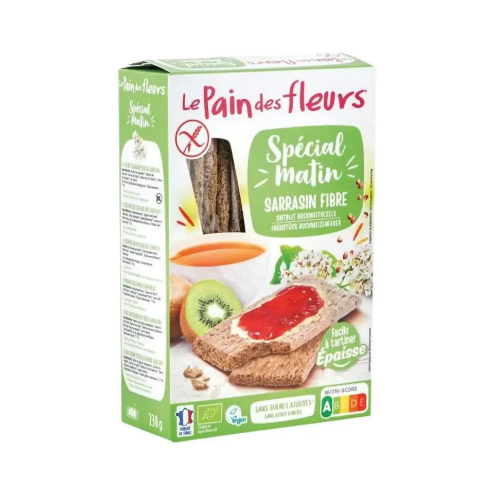 Le Pain Des Fleurs Special Matin boekweit crackers 230 gram