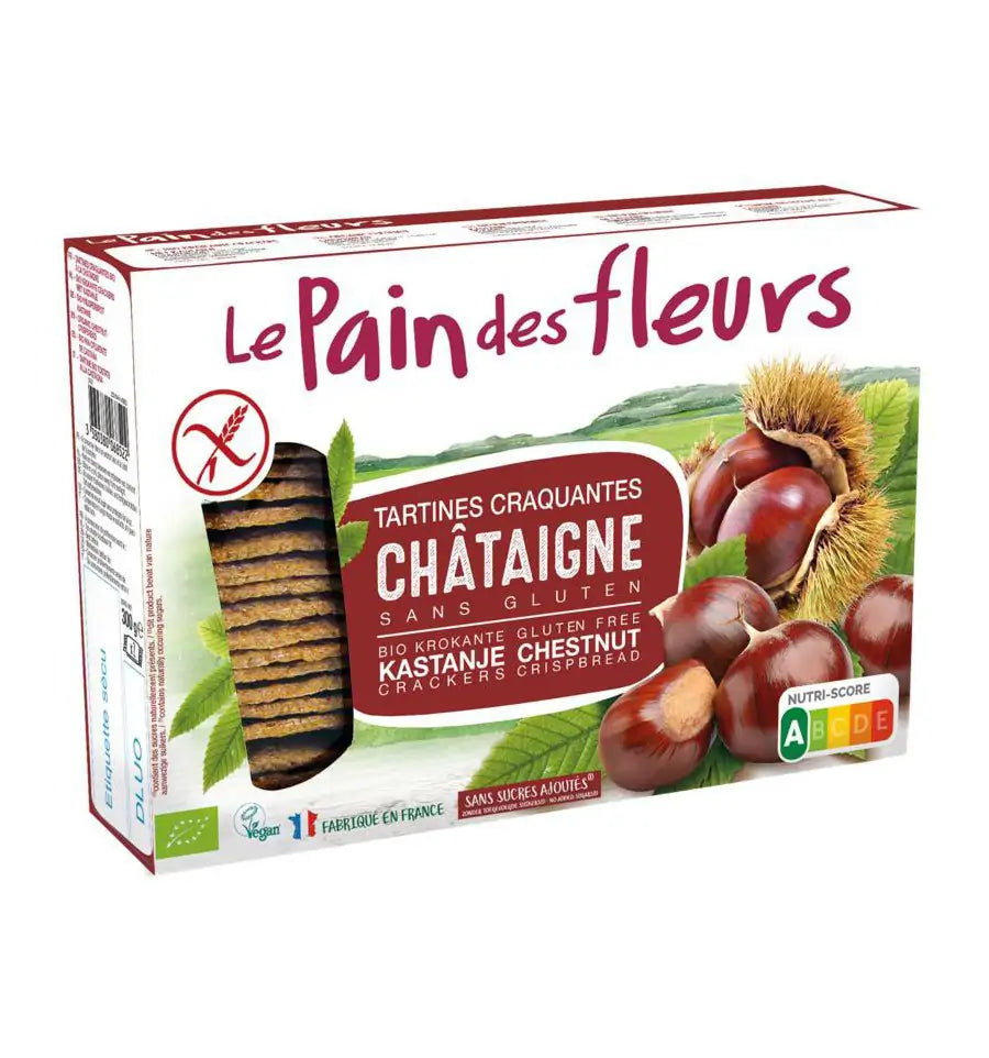 Le Pain Des Fleurs Tamme kastanje crackers 300 gram