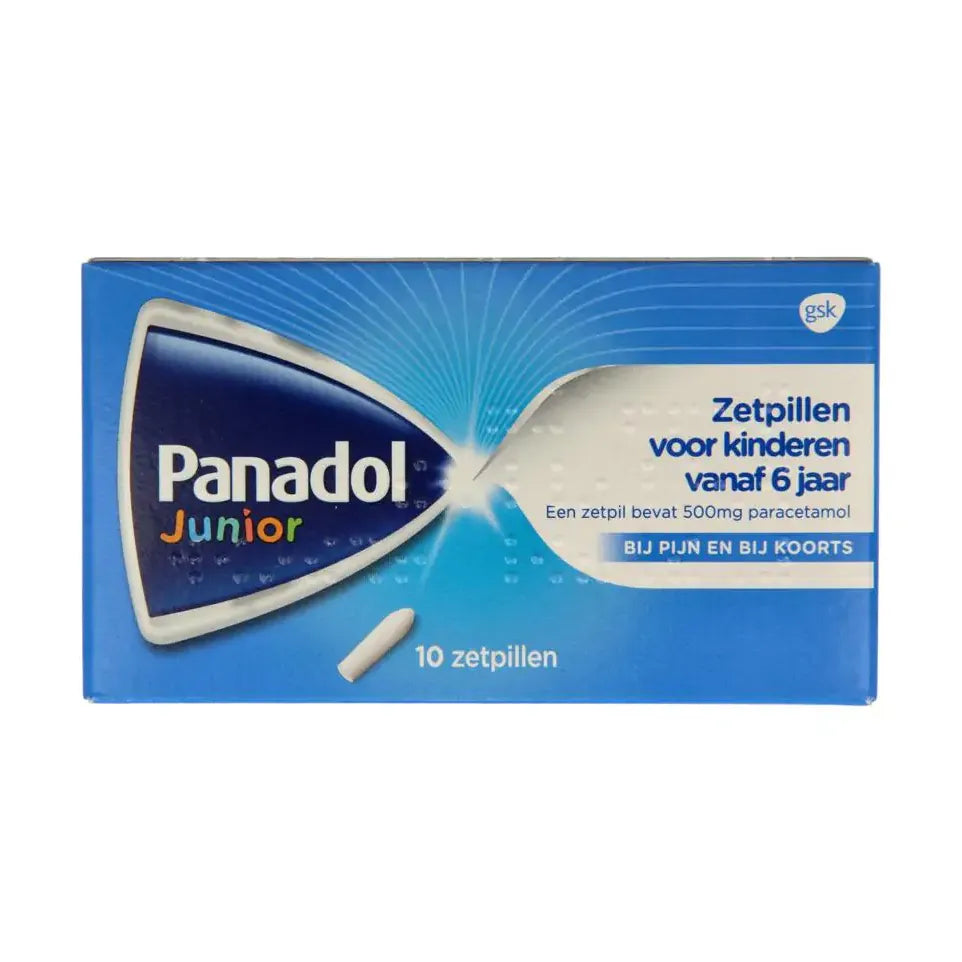 Panadol Junior 500 mg 10 zetpillen