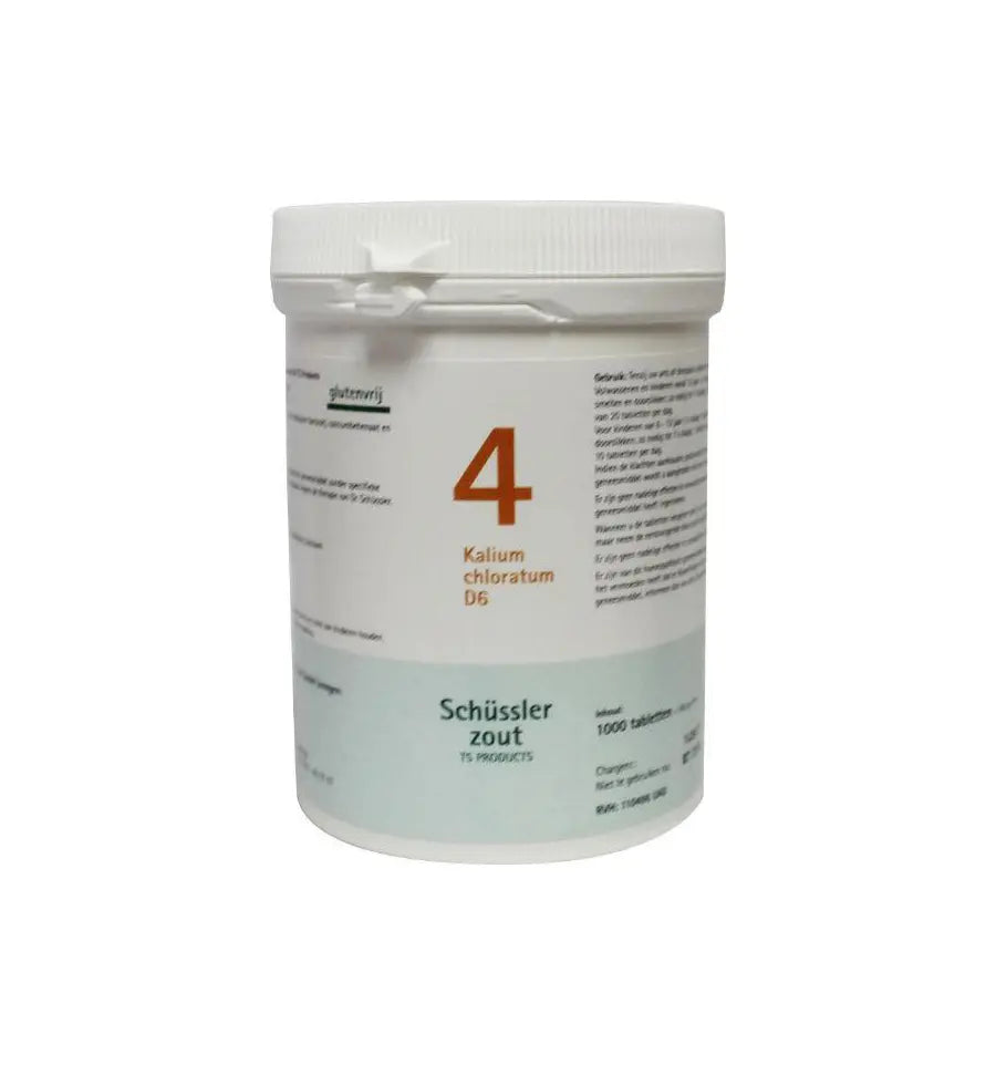 Pfluger Kalium chloratum 4 D6 Schussler 1000 tabletten