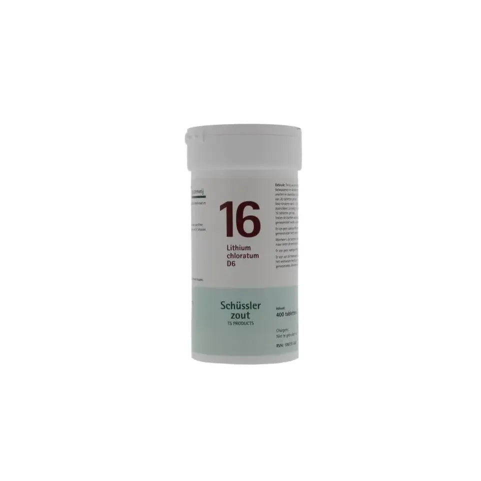 Pfluger Lithium chloratum 16 D6 Schussler 400 tabletten