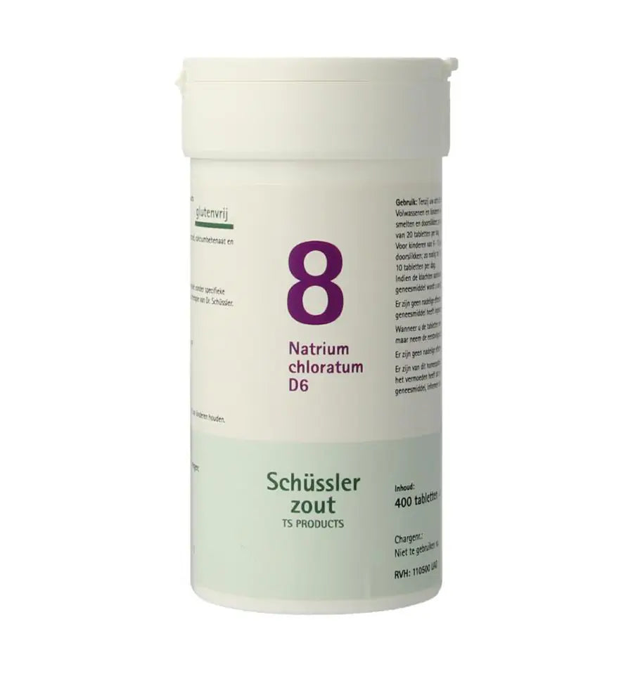 Pfluger Natrium chloratum 8 D6 Schussler 400 tabletten