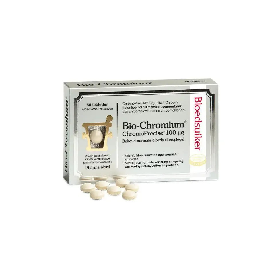 Pharma Nord Bio chromium bloedsuiker 60 tabletten