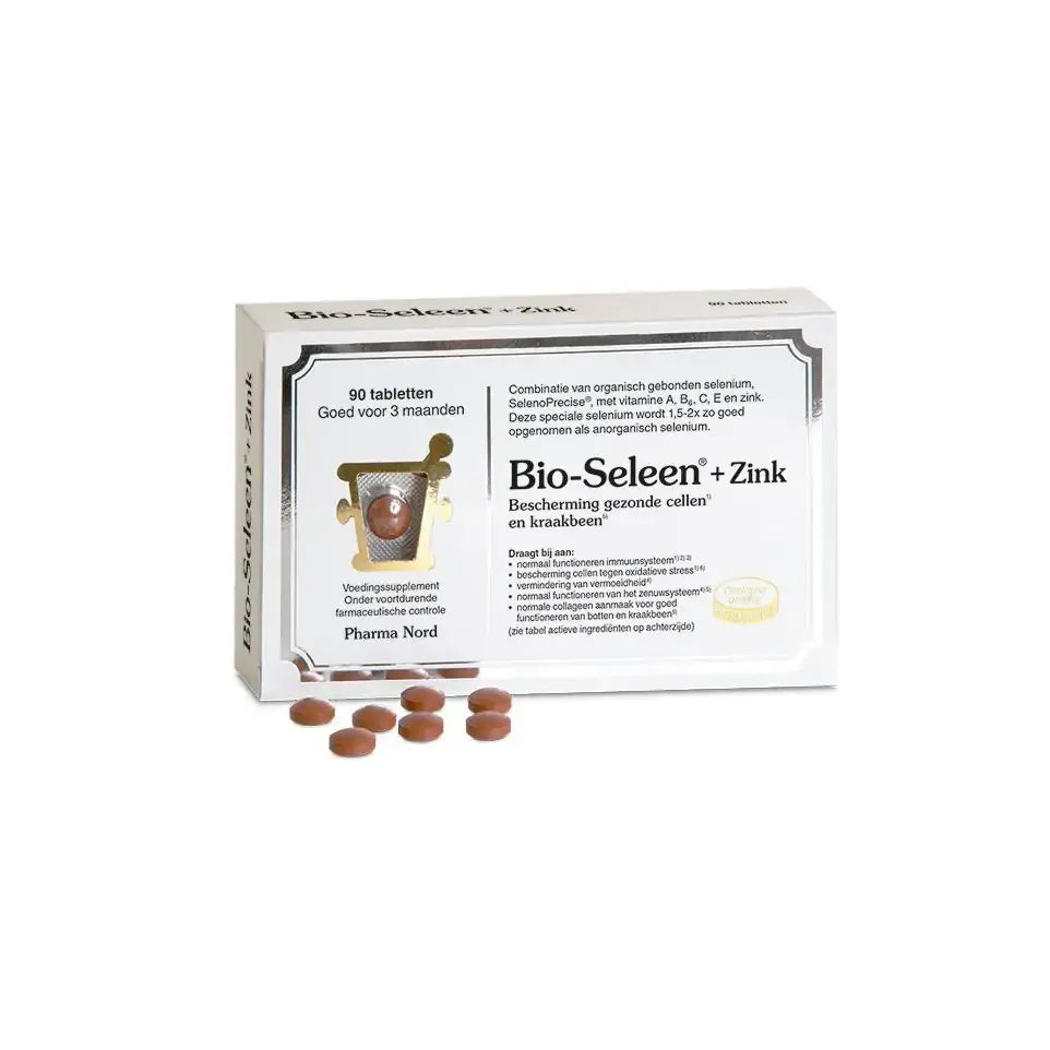 Pharma Nord Bio seleen & zink 90 tabletten