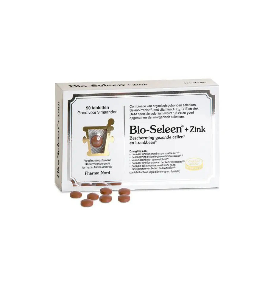 Pharma Nord Bio seleen & zink 90 tabletten