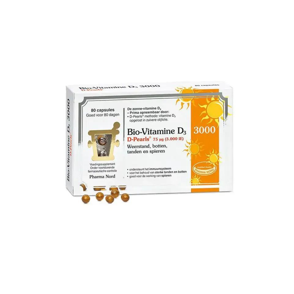 Pharma Nord Bio-Vitamine D3 75 mcg D pearls 80 capsules