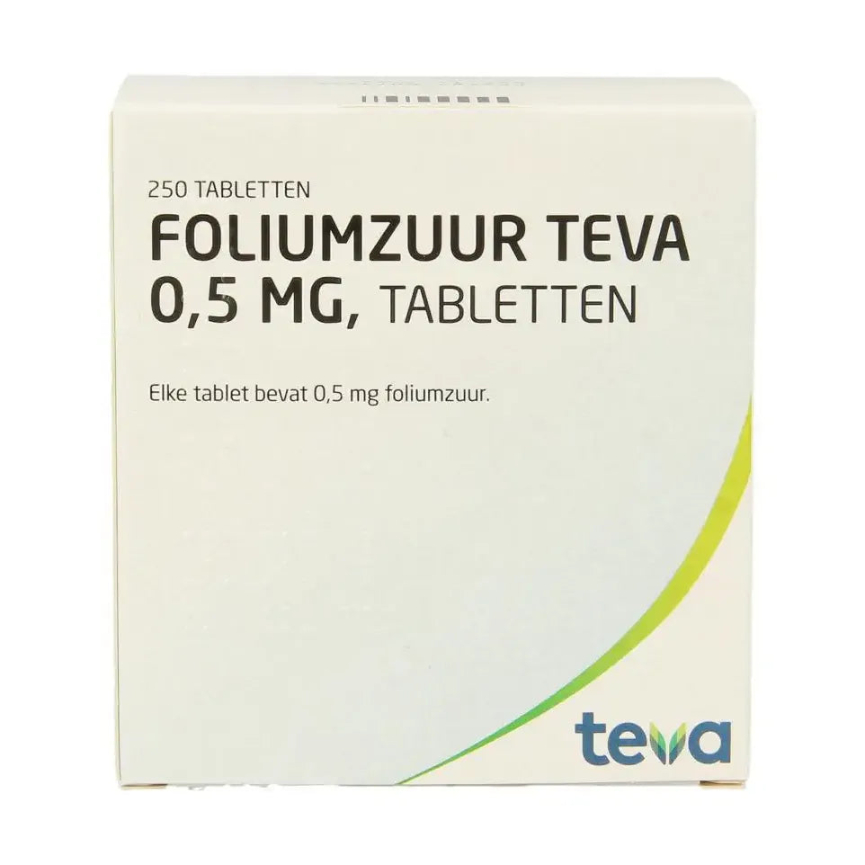 Teva Foliumzuur 0.5 250 tabletten