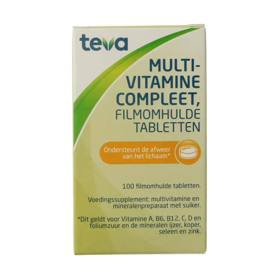 Teva Multivitamine compleet 100 tabletten