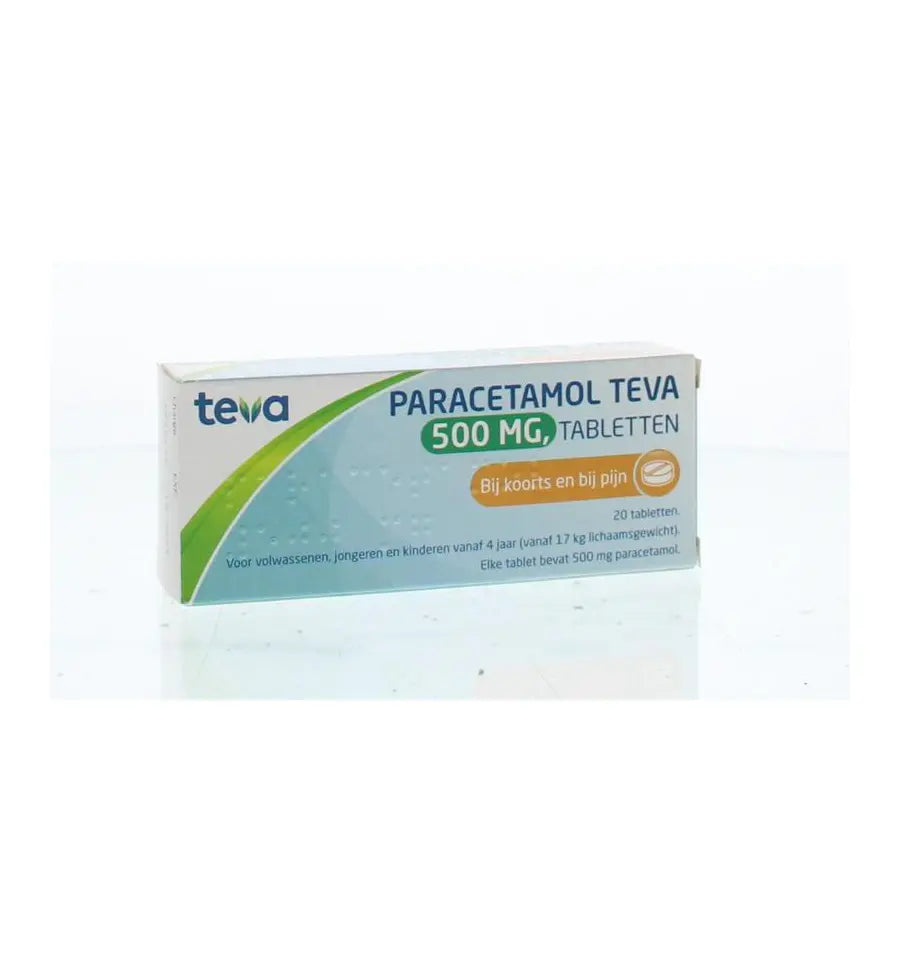 Teva Paracetamol 500 mg 20 tabletten