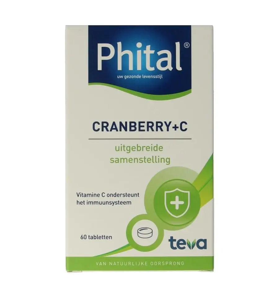 Phital Cranberry + C 60 tabletten