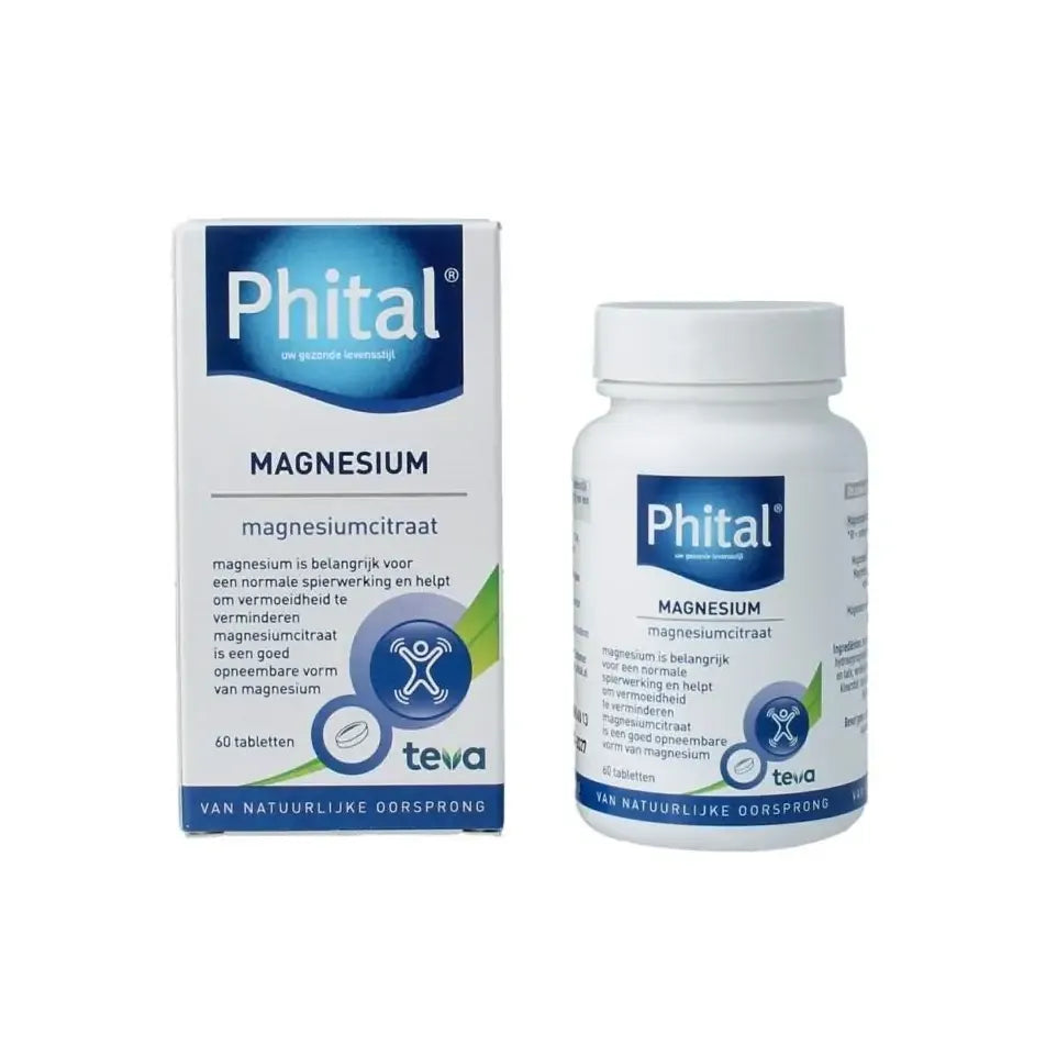 Phital Magnesium 200 mg 60 tabletten