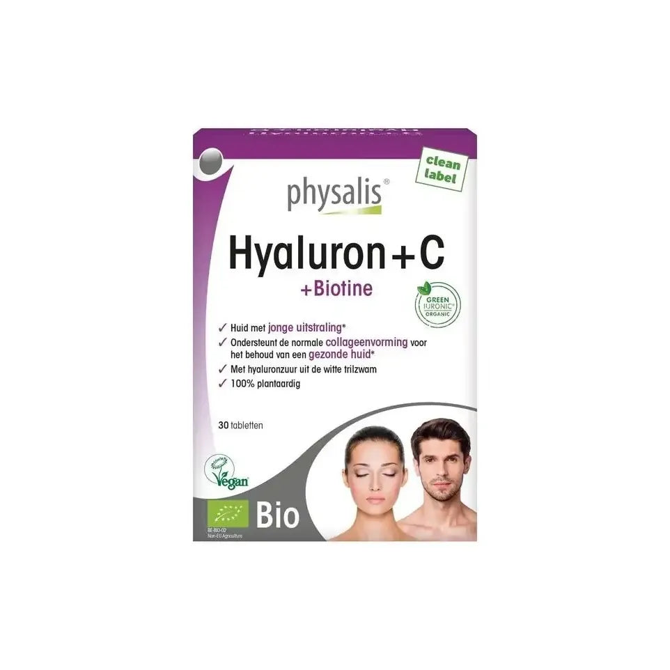 Physalis Hyaluron + C biologisch 30 tabletten