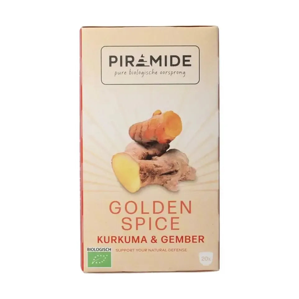 Piramide Golden spice biologisch 20 zakjes