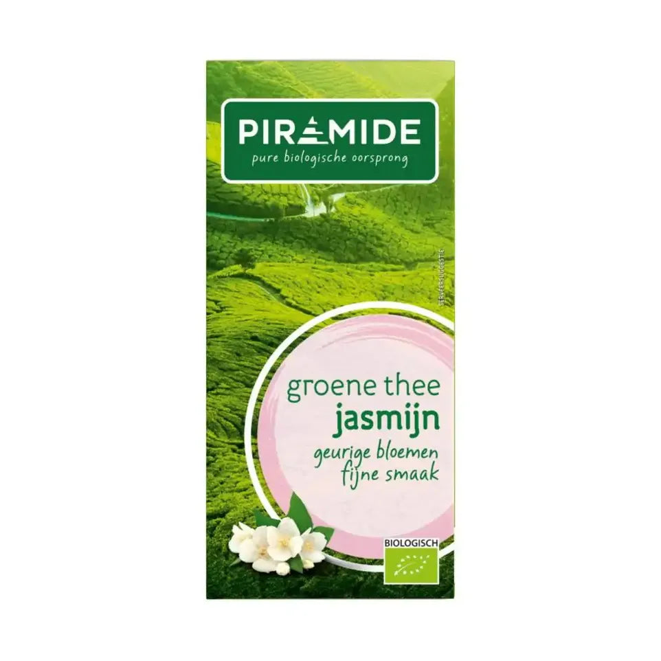 Piramide Groene thee & jasmijn 20 zakjes