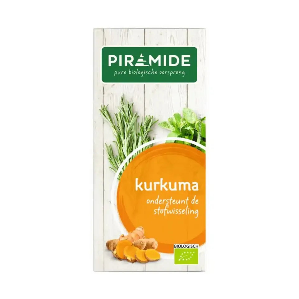 Piramide Kurkuma thee 20 zakjes